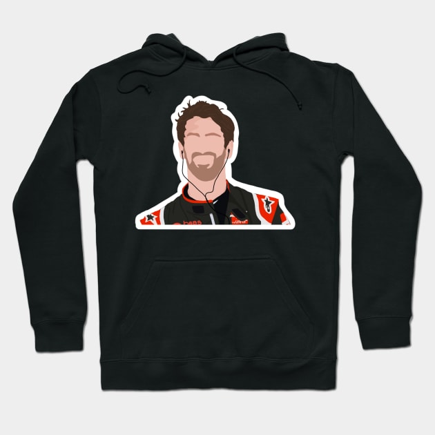 Romain Grosjean for Haas 2020 Hoodie by royaldutchness